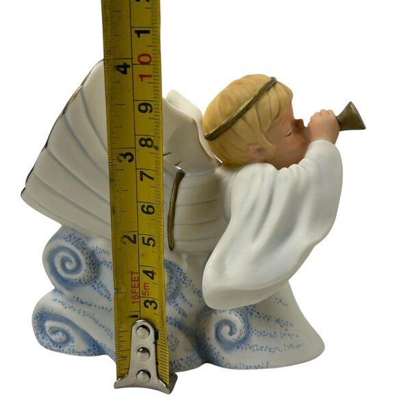 VTG Home Interiors‎ ANGELS BOY AND GIRL ANNOUNCING THE SAVIORS BIRTH Figurines - Picture 9 of 14